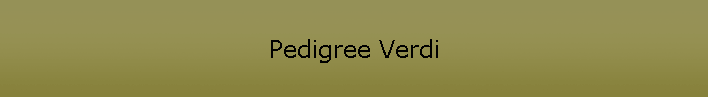 Pedigree Verdi